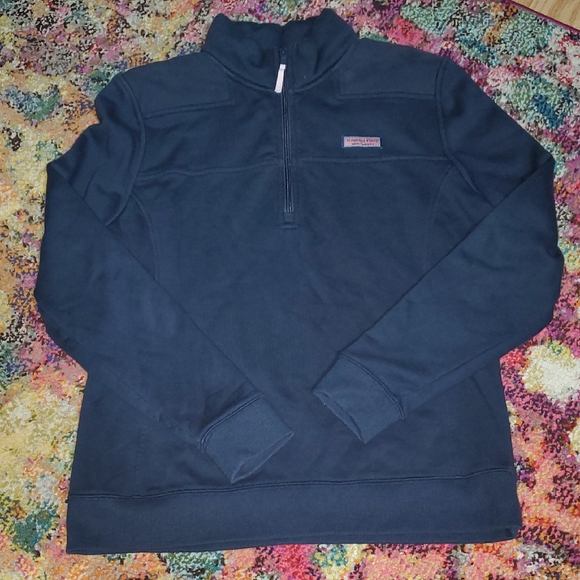 Vineyard Vines Men's Navy Zip-Up Sweater - Picture 1 of 15